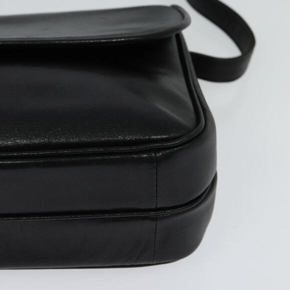 DIOR Shoulder Bag Leather Black Gold - Picture 11 of 16